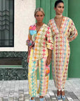 Colourful Ladies' Clothing Set for Summer