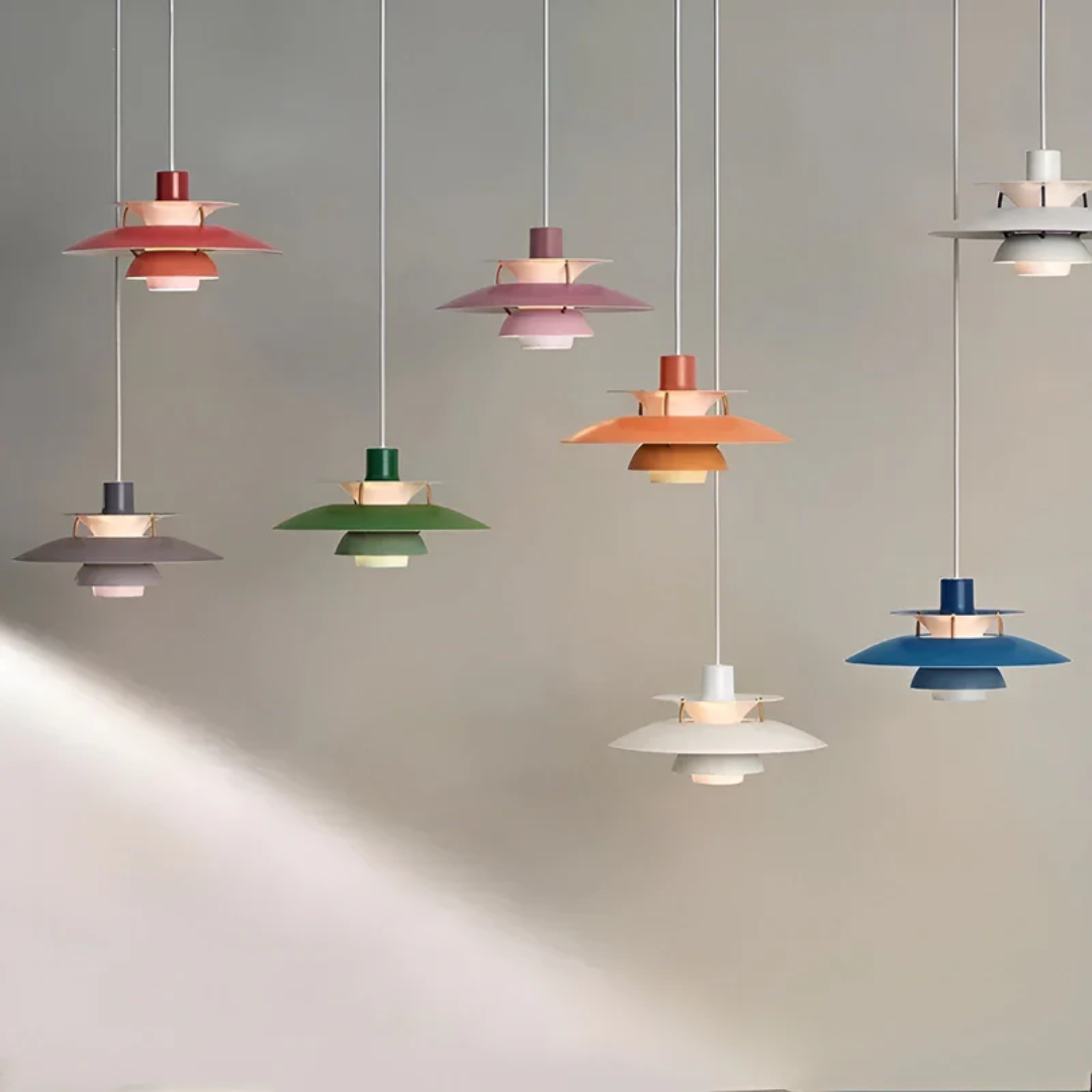 Colourful Modern Iron LED Pendant Light - ColorLuxe
