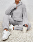 Comfortable 2-Piece Set with Hood - Joriah