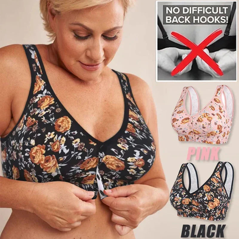 Comfortable Bra with Front Fastening for Women