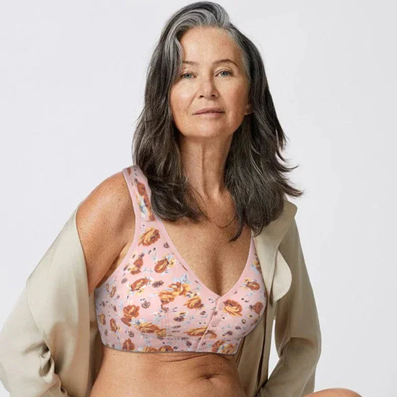 Comfortable Bra with Front Fastening for Women