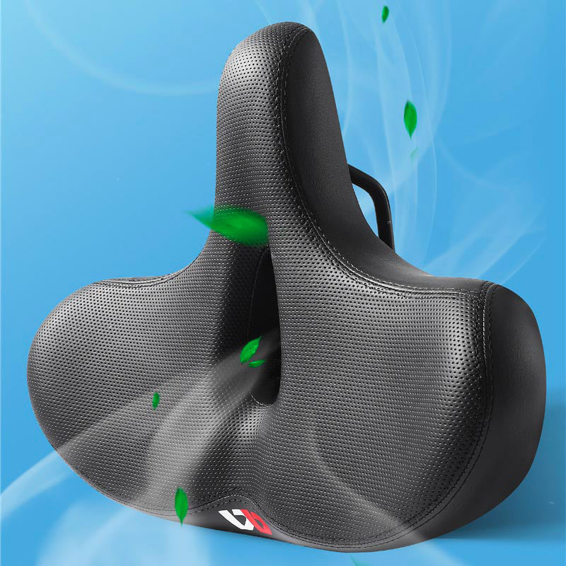 Comfortable Extra Wide Bicycle Saddle Against Saddle Pain