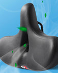Comfortable Extra Wide Bicycle Saddle Against Saddle Pain