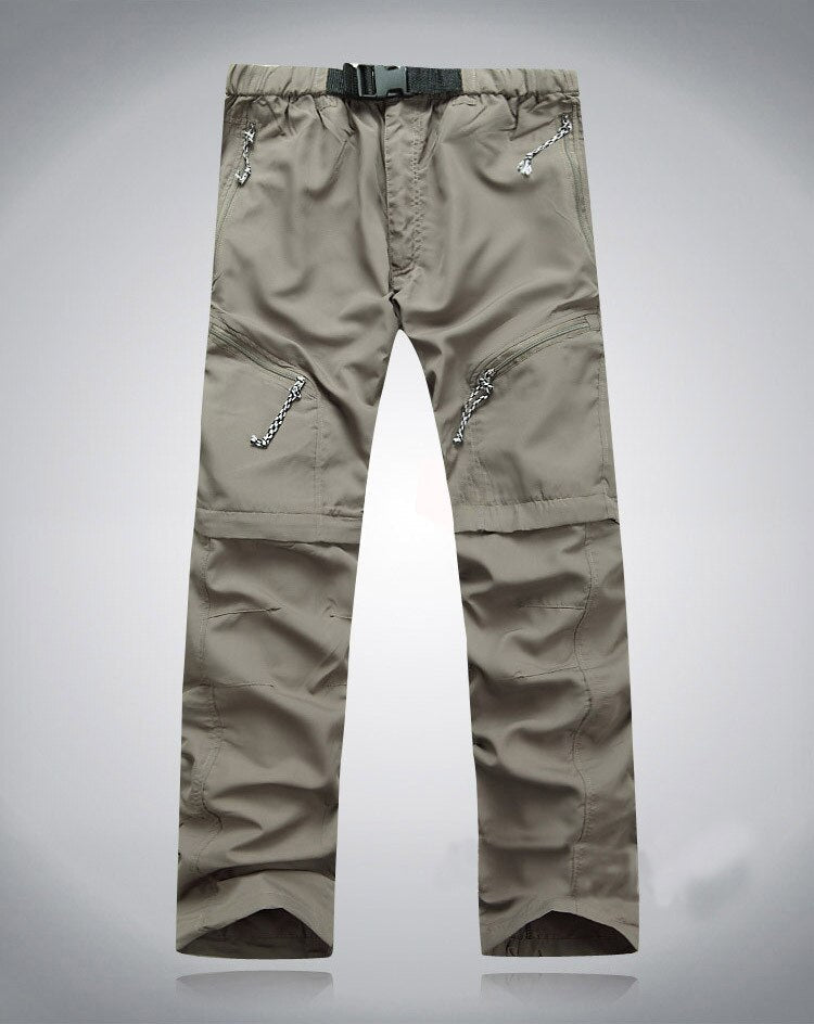 Comfortable Outdoor Zip-Off Trousers for Men - Cane