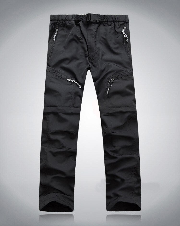 Comfortable Outdoor Zip-Off Trousers for Men - Cane