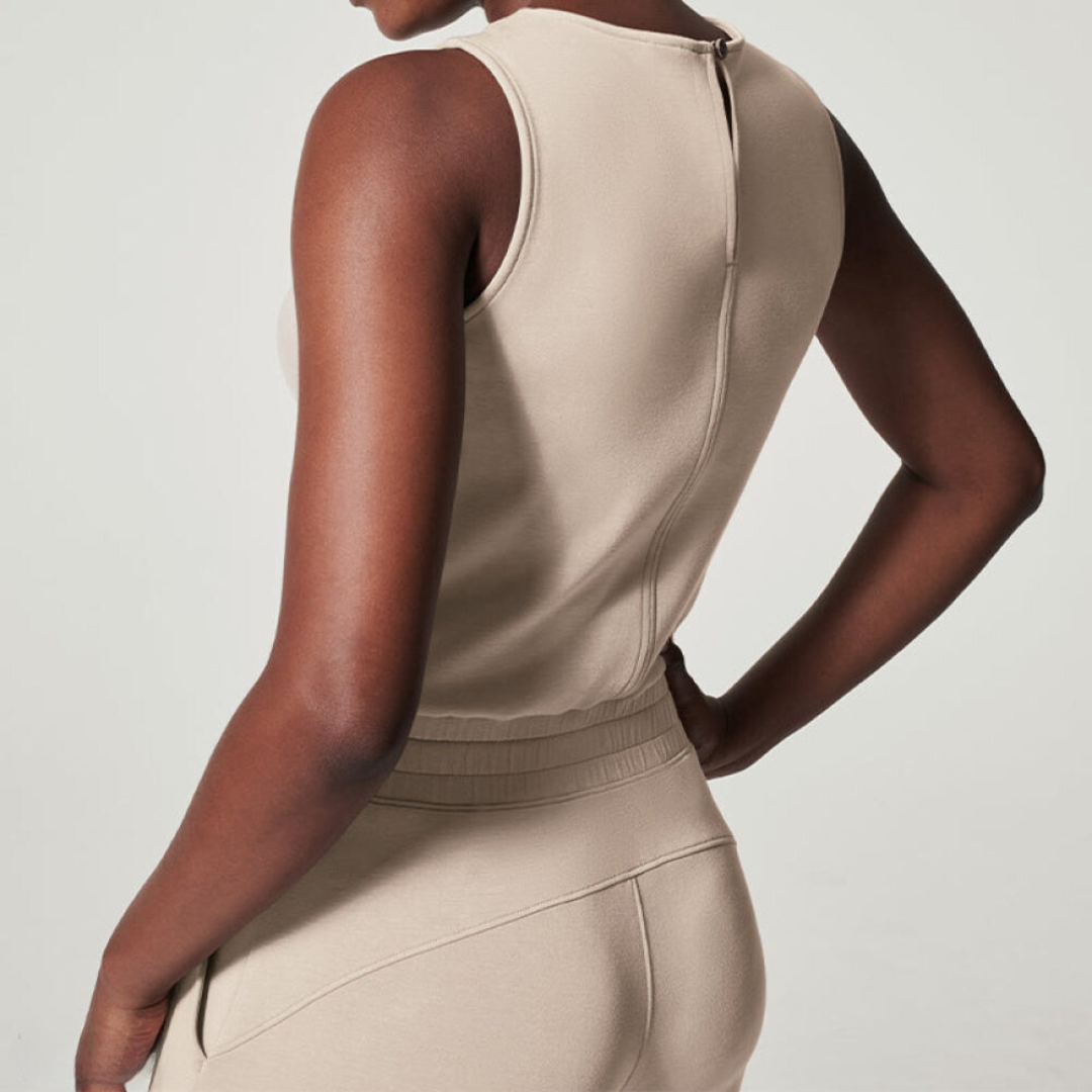 Comfortable Sleeveless Jumpsuit - Mitch