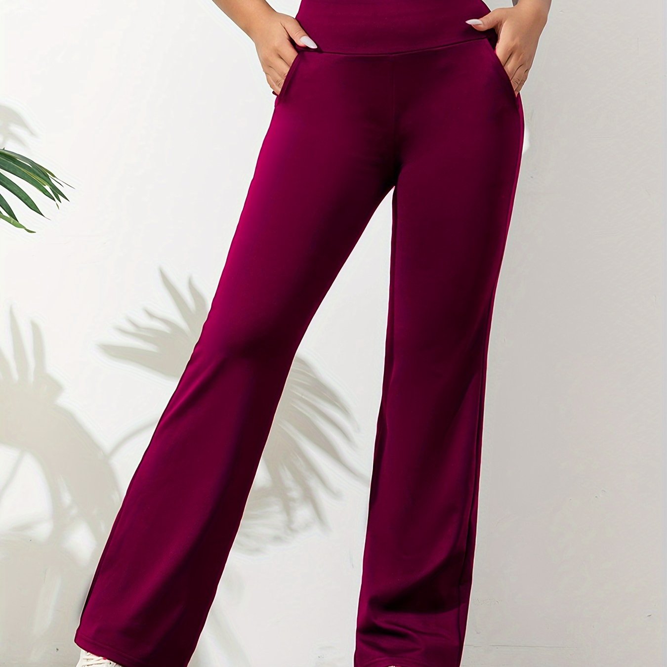 Comfortable and Elastic Ladies' Yoga Trousers