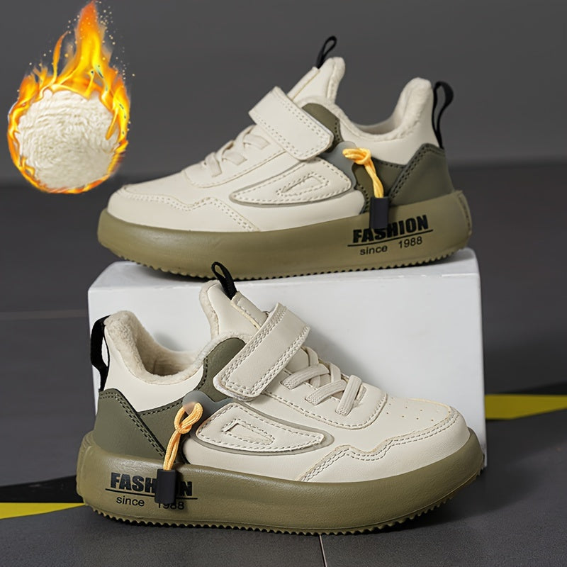 Comfortable non-slip sneakers with soft sole for children - Rusty