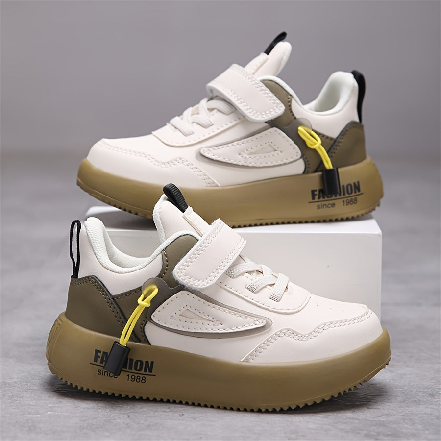 Comfortable non-slip sneakers with soft sole for children - Rusty