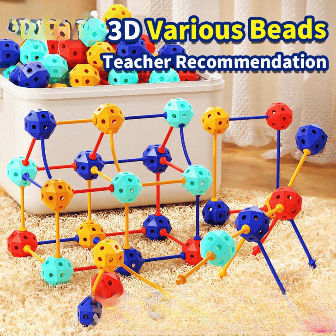 Connect Beads - Flexible PVC beads - 3D Geometric building blocks