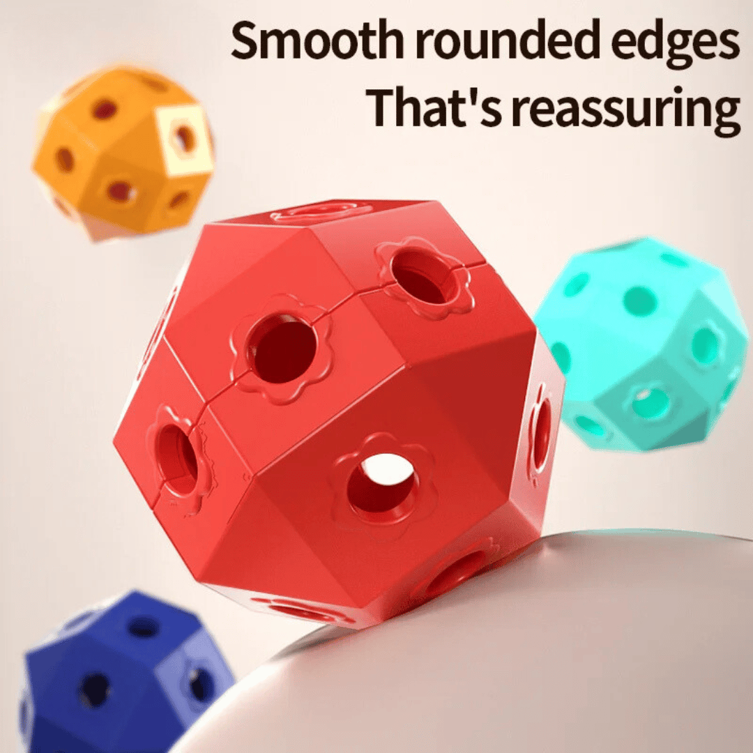 Connect Beads - Flexible PVC beads - 3D Geometric building blocks