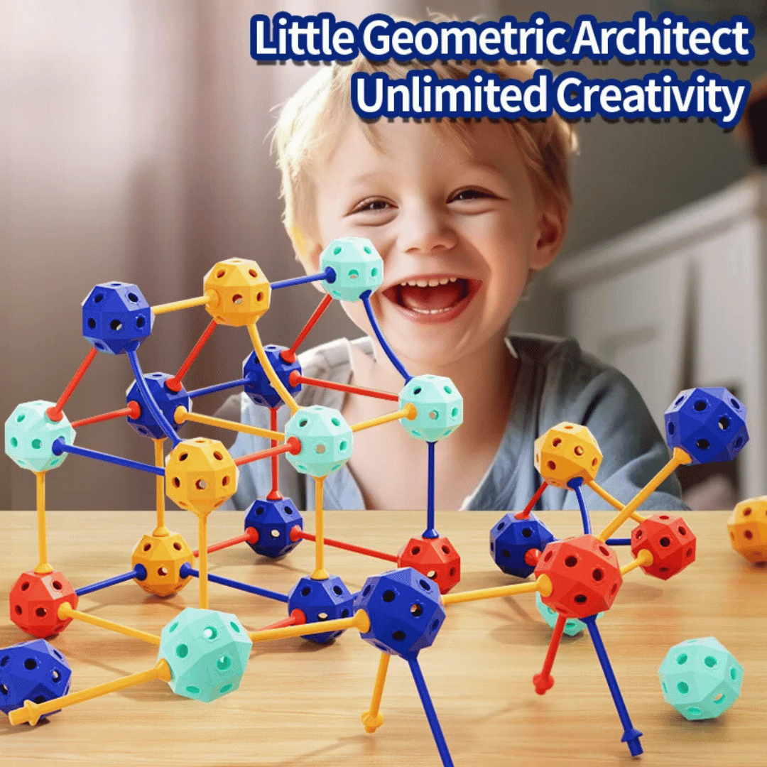 Connect Beads - Flexible PVC beads - 3D Geometric building blocks