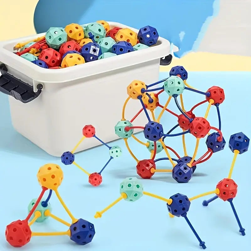 Connect Beads - Flexible PVC beads - 3D Geometric building blocks