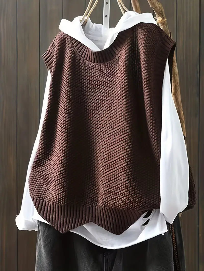 Conny – Trendy Knitted Waistcoat