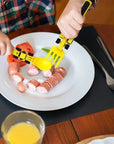 Construction Dinner Set - No more squeaking at the dinner table - Creative cutlery set