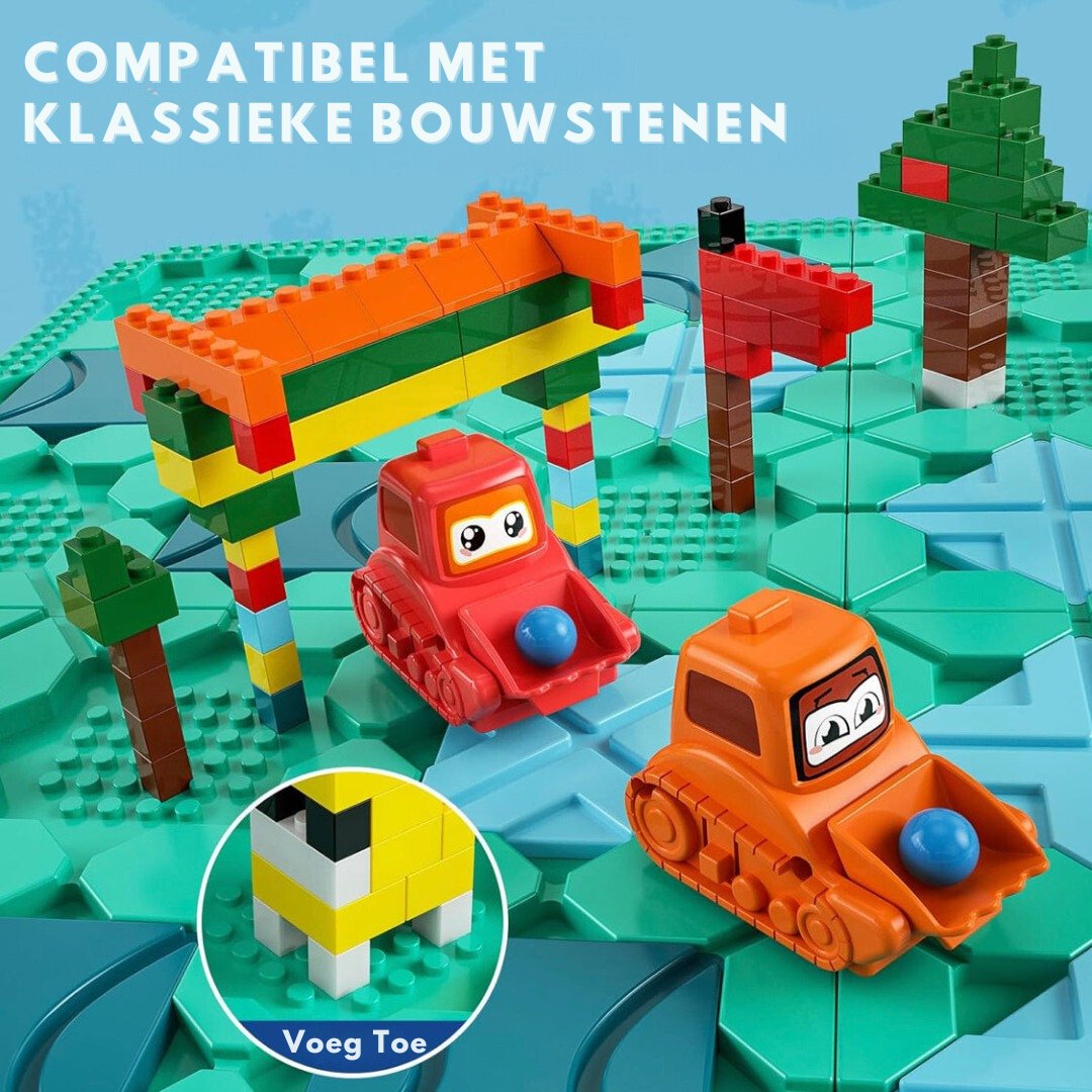 ConstructoPlay - Creative Road Builder Set