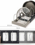 Cookware Organiser | The solution for cluttered cupboards