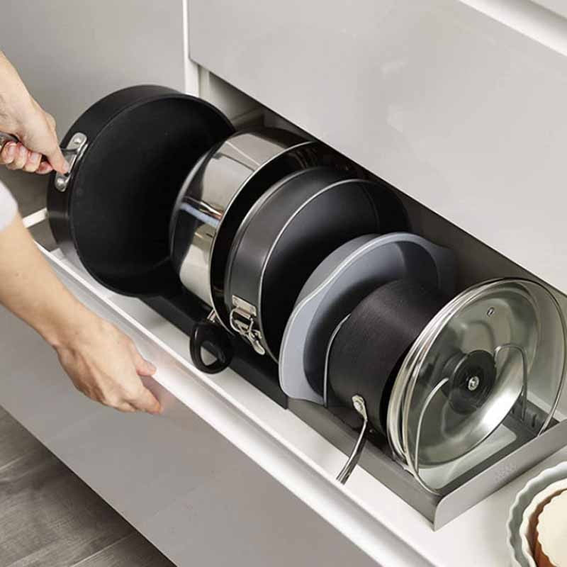 Cookware Organiser | The solution for cluttered cupboards