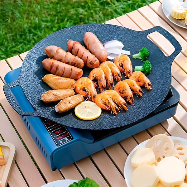 CookwareGrill – Korean Round Grill Pan