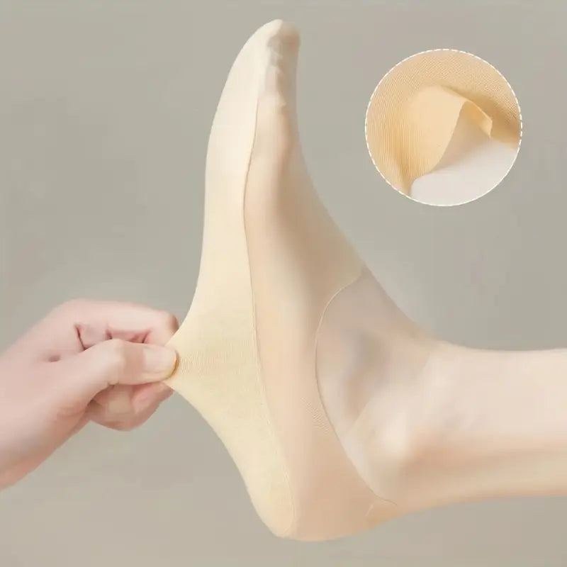 Chaussettes rafraîchissantes pour femmes en couleurs pastel - Chaussettes d'été pour femmes
