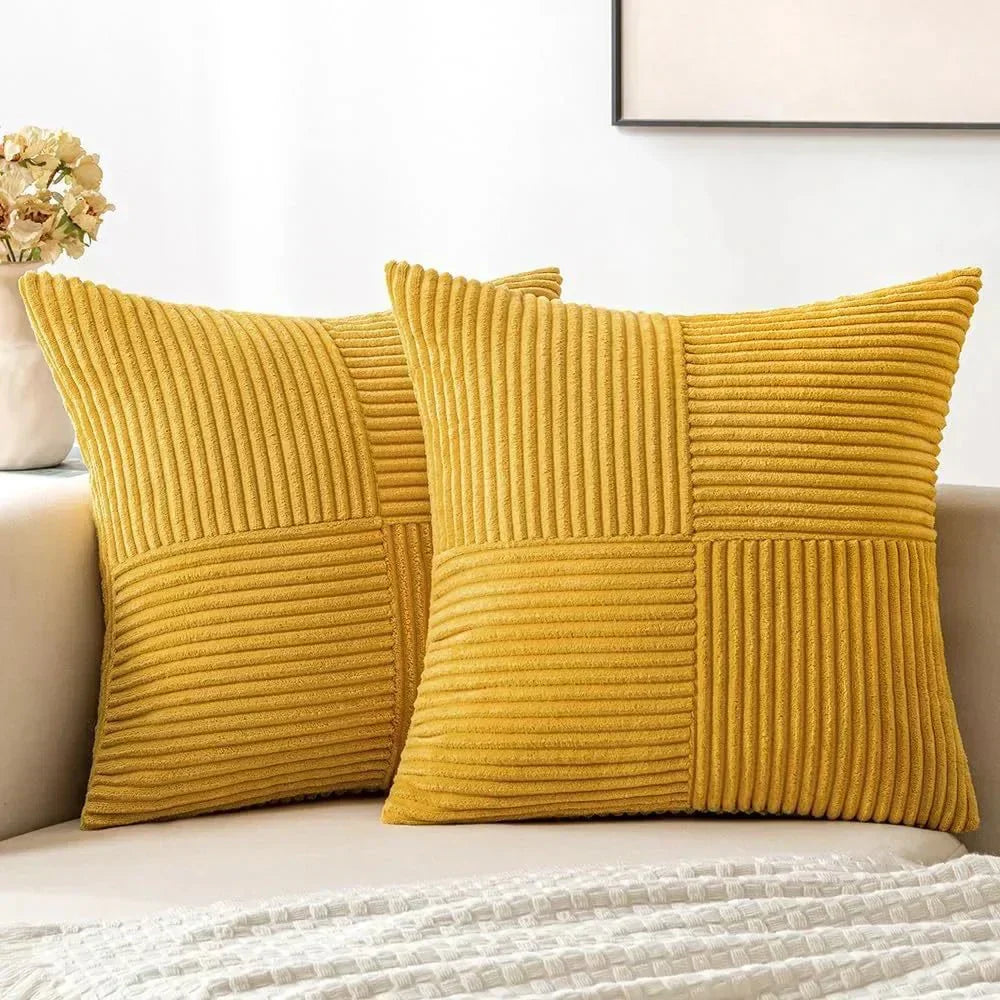 CordCush - Soft Corduroy Texture Cushion Cover
