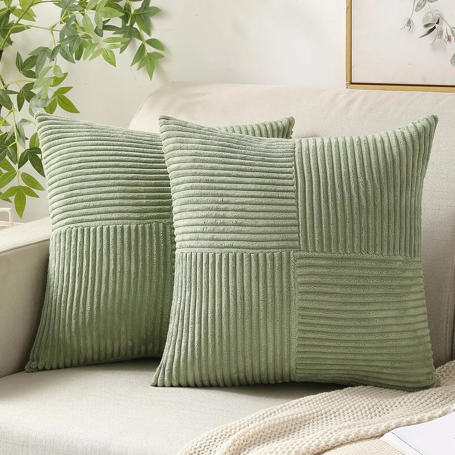 CordCush - Soft Corduroy Texture Cushion Cover