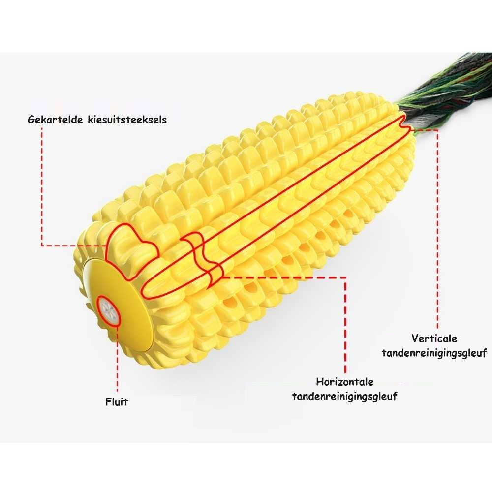 CornCraze | Corn-shaped Chew Toy for Dogs