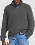 Cornelius – Casual Style and Comfort Zip-Up Sweater