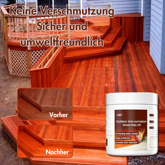 Corrosion Protection Wood Wax Oil for Outdoor Use (Impregnation and Renovation)