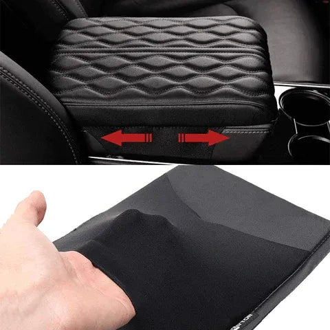 Cotton Leather Car Armrest Box Pad (Universal Style)