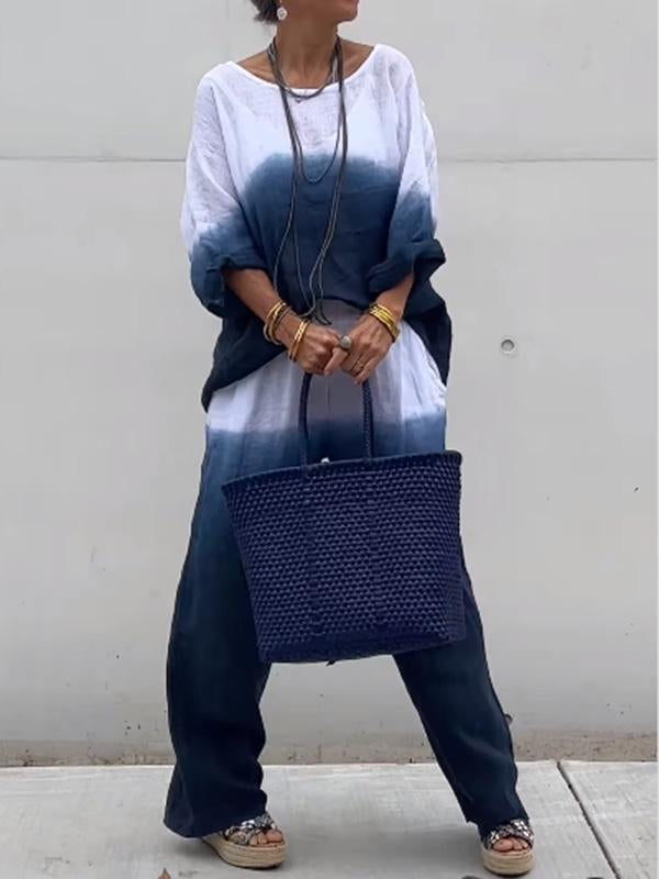 Cotton and Linen Women's Clothing Set - Berryl