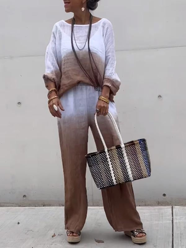 Cotton and Linen Women's Clothing Set - Berryl