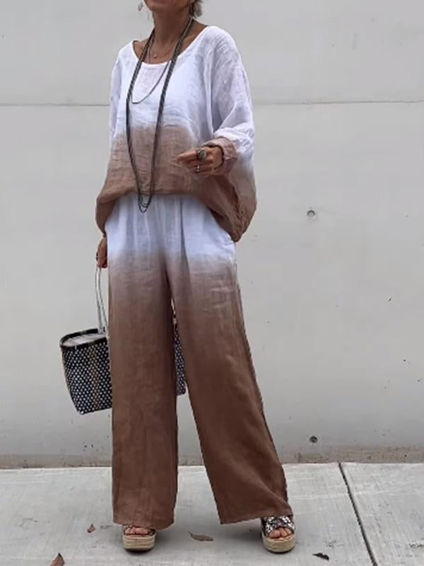 Cotton and Linen Women's Clothing Set - Berryl