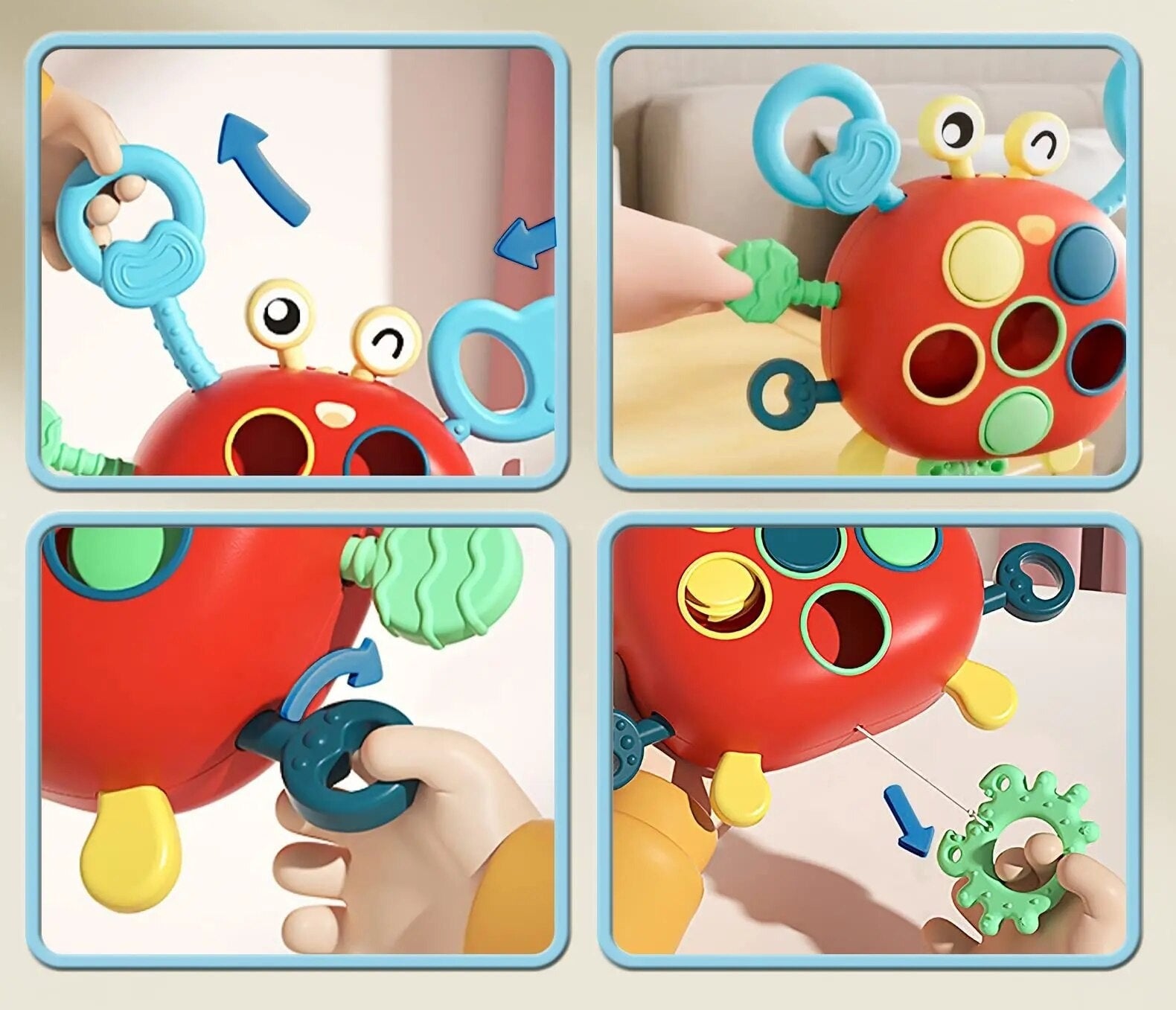 CrabSensory - Motor Skill Toy for Babies