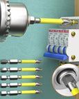 Cross and Slotted Screwdriver Bits for Electricians (5 Pieces)