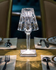 Crystal Table Lamp with Touch Control - LumeCrystal