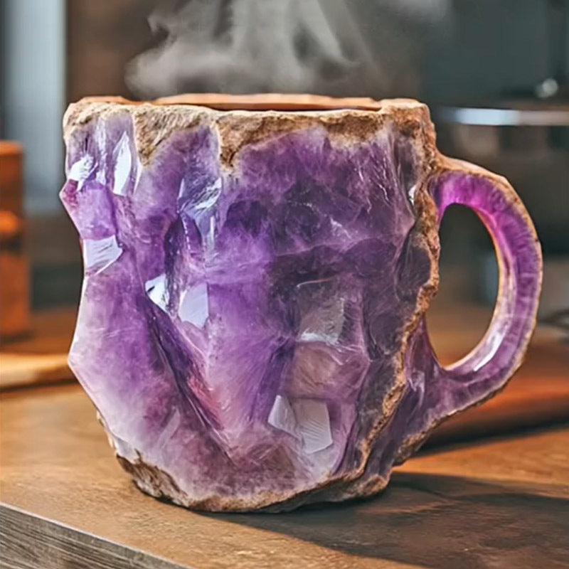 CrystalMug – Mineral Crystal Coffee Cups