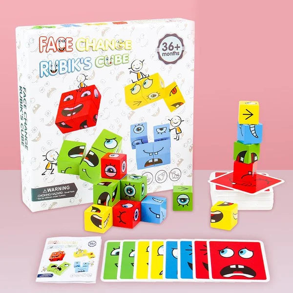 CubePuzzle - 3D Puzzle with Face-Changing Magic Cube