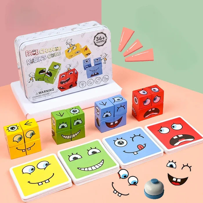 CubePuzzle - 3D Puzzle with Face-Changing Magic Cube