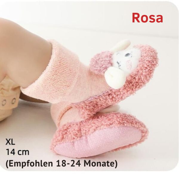 CuddleSteps – Baby Cartoon Plush Toddler Cotton Shoes