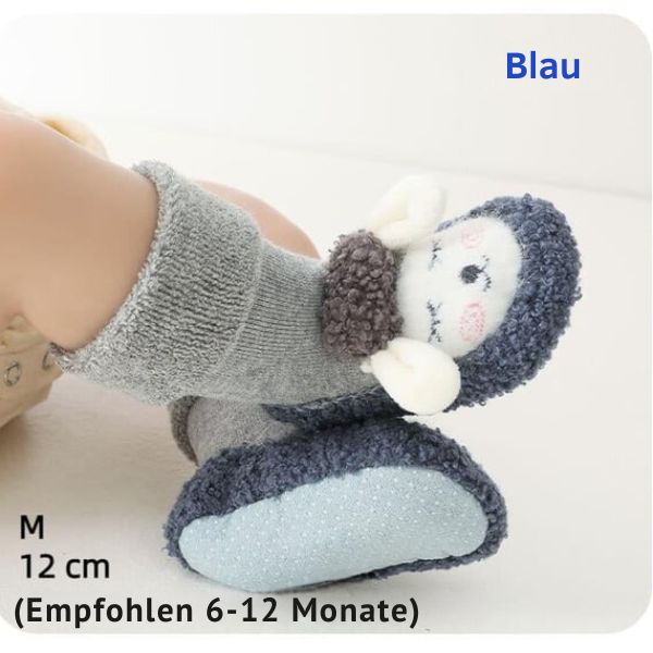 CuddleSteps – Baby Cartoon Plush Toddler Cotton Shoes