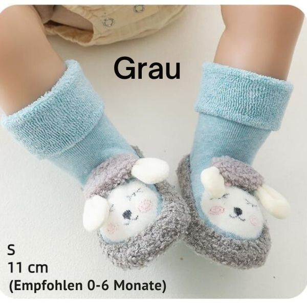 CuddleSteps – Baby Cartoon Plush Toddler Cotton Shoes