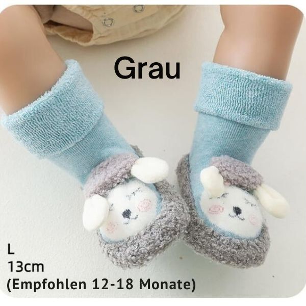 CuddleSteps – Baby Cartoon Plush Toddler Cotton Shoes