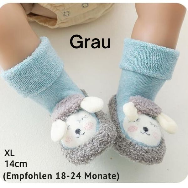 CuddleSteps – Baby Cartoon Plush Toddler Cotton Shoes