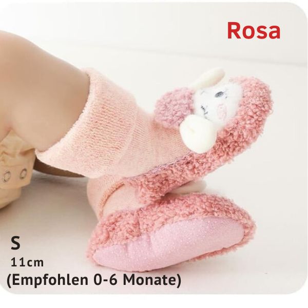 CuddleSteps – Baby Cartoon Plush Toddler Cotton Shoes