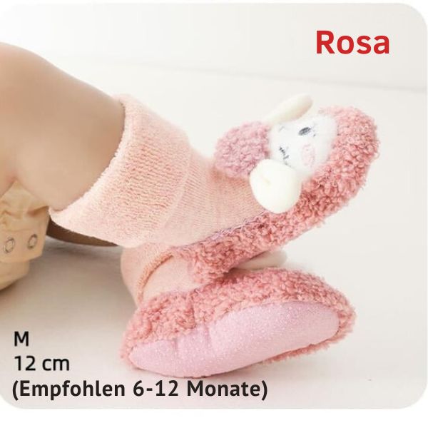 CuddleSteps – Baby Cartoon Plush Toddler Cotton Shoes