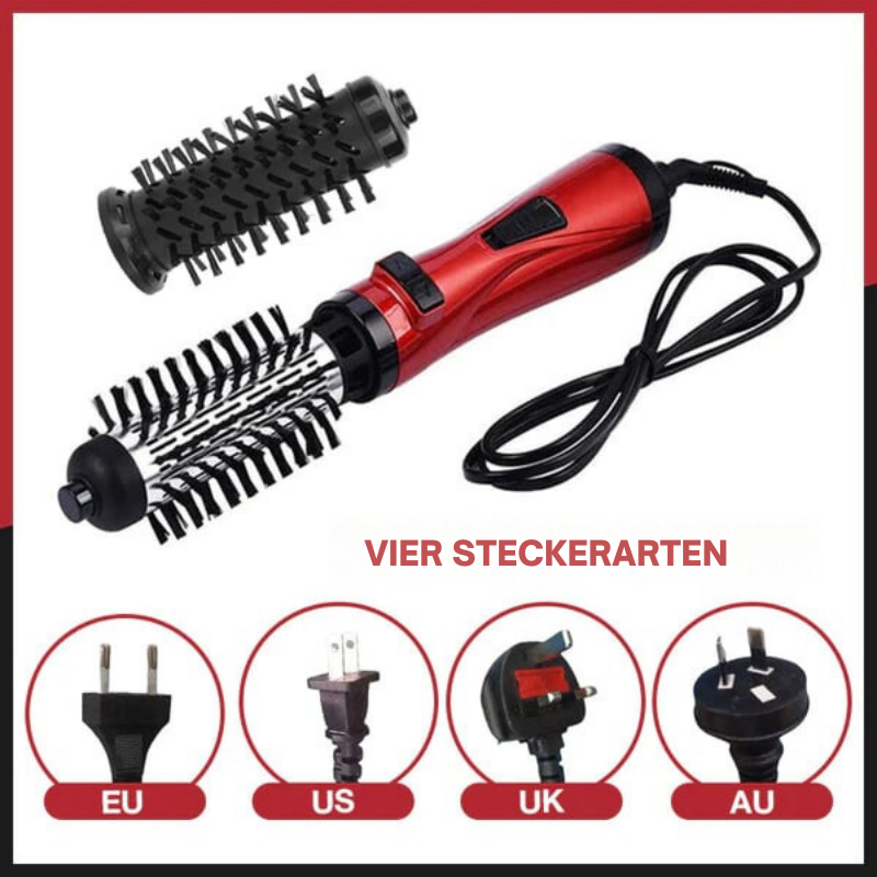 CurlFlow – 2-in-1 Hot Air Styler and Rotating Hair Dryer