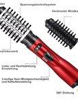 CurlFlow – 2-in-1 Hot Air Styler and Rotating Hair Dryer