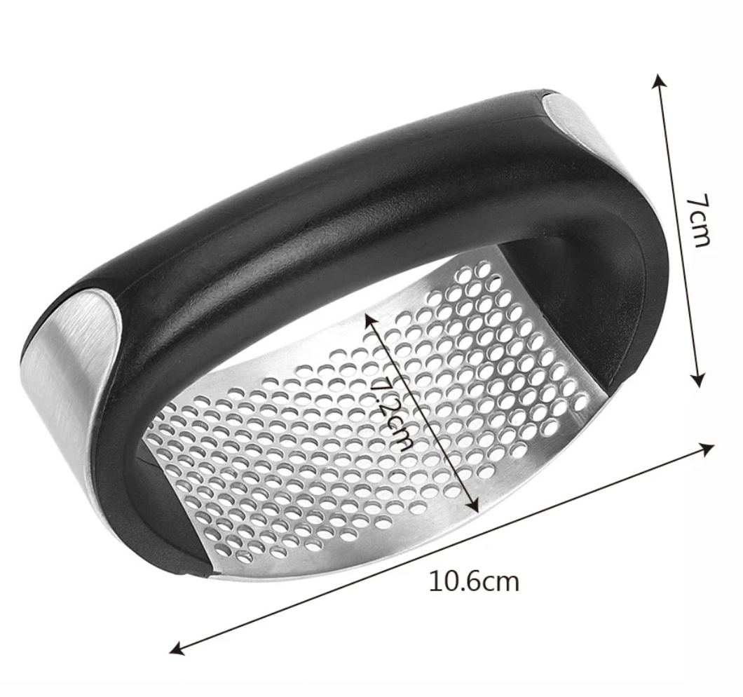 Curved Stainless Steel Garlic Press | Your Favourite Kitchen Gadget