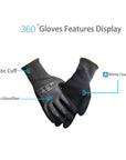 Cut-Resistant Work Glove | HPPE, Fibreglass, Nitrile Palm